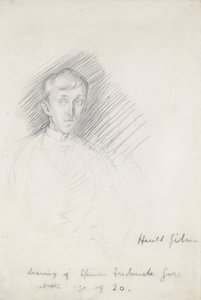 Porträt von Frederick Spencer Gore (1878 - 1914) von Harold Gilman